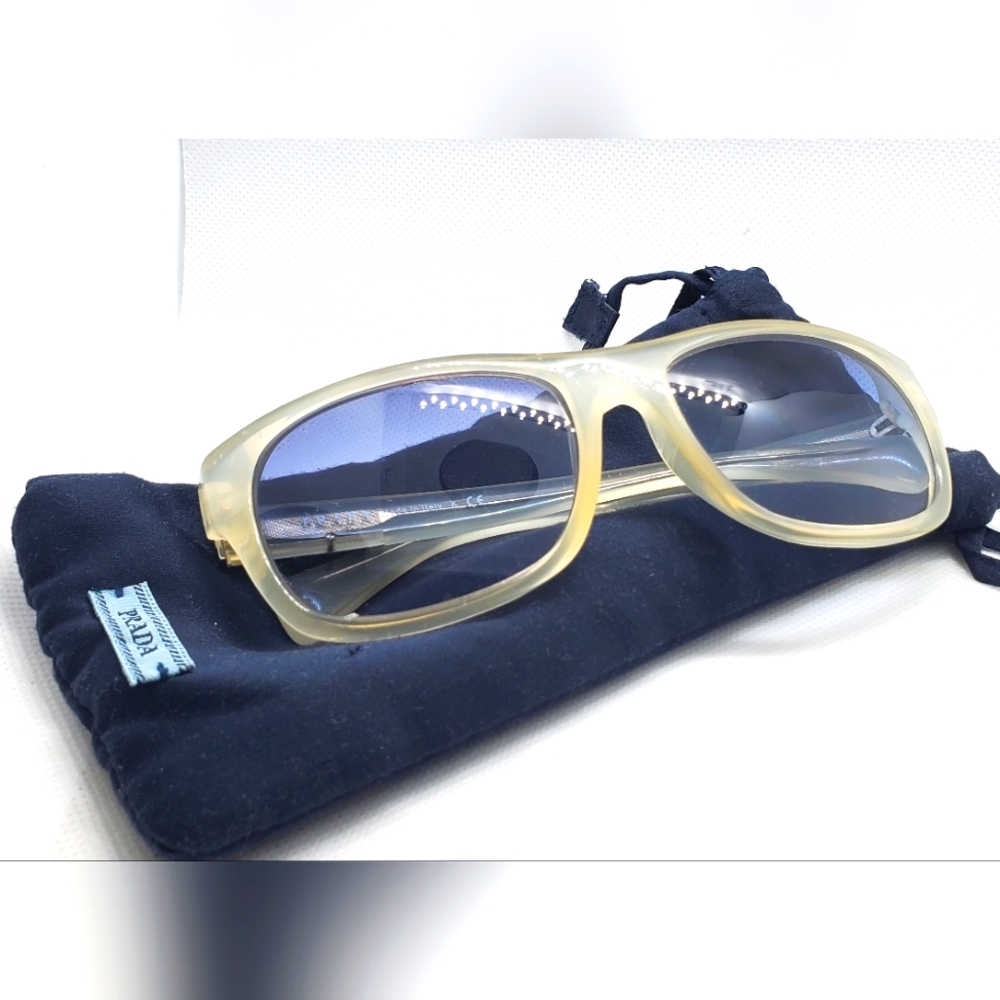 Prada- Sunglasses -acetate Frame and blue lenses